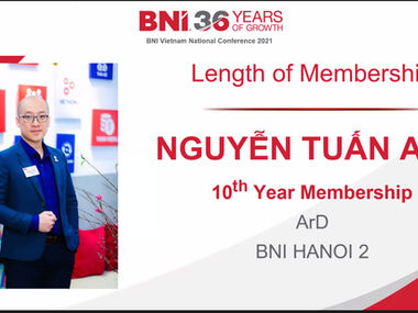 HỘI NGHỊ QUỐC GIA VIỆT NAM – KỶ NIỆM 11 NĂM THÀNH LẬP BNI VIỆT NAM NGÀY 03/08/2021