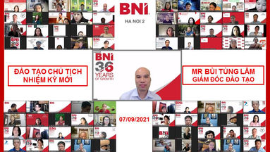 Chương trình đào tạo Chủ tịch nhiệm kỳ mới - BNI Hà Nội 2.