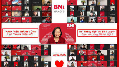 Chương trình Thành viên thành công (MSP – Member Success Program) cho thành viên mới – BNI Hanoi 2