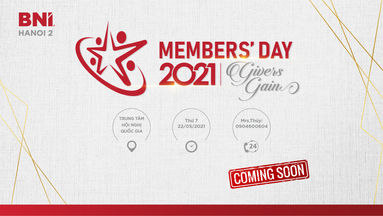 BNI Member's Day - 22/05/2021