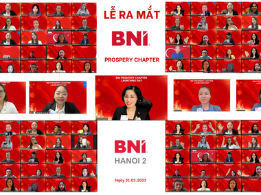 LỄ RA MẮT BNI PROSPERY - CHAPTER THỨ 32 THUỘC VÙNG BNI HÀ NỘI 2 - 31.03.2023
