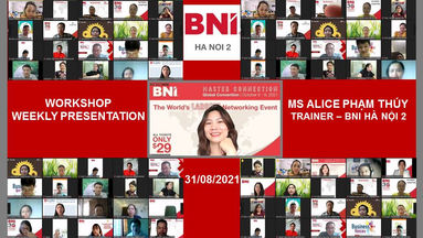 Chương trình Workshop Weekly Presentation - BNI Hà Nội 2.