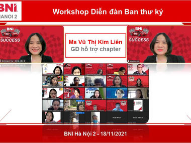 Diễn đàn Ban thư ký - BNI HANOI 2