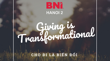 Giving is Trasformational