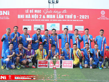 Trận chung kết và lễ bế mạc giải bóng đá BNI Hà Nội 2 & MBN lần thứ 9 - 2021