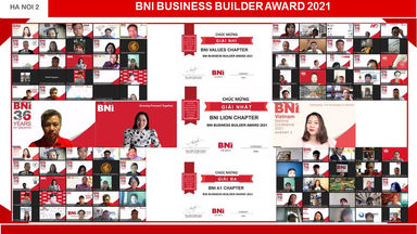 BNI BUSINESS BUILDER AWARD 2021 – HÀ NỘI 2: SỐNG MÃI VỚI TRIẾT LÝ “HỌC TẬP SUỐT ĐỜI”