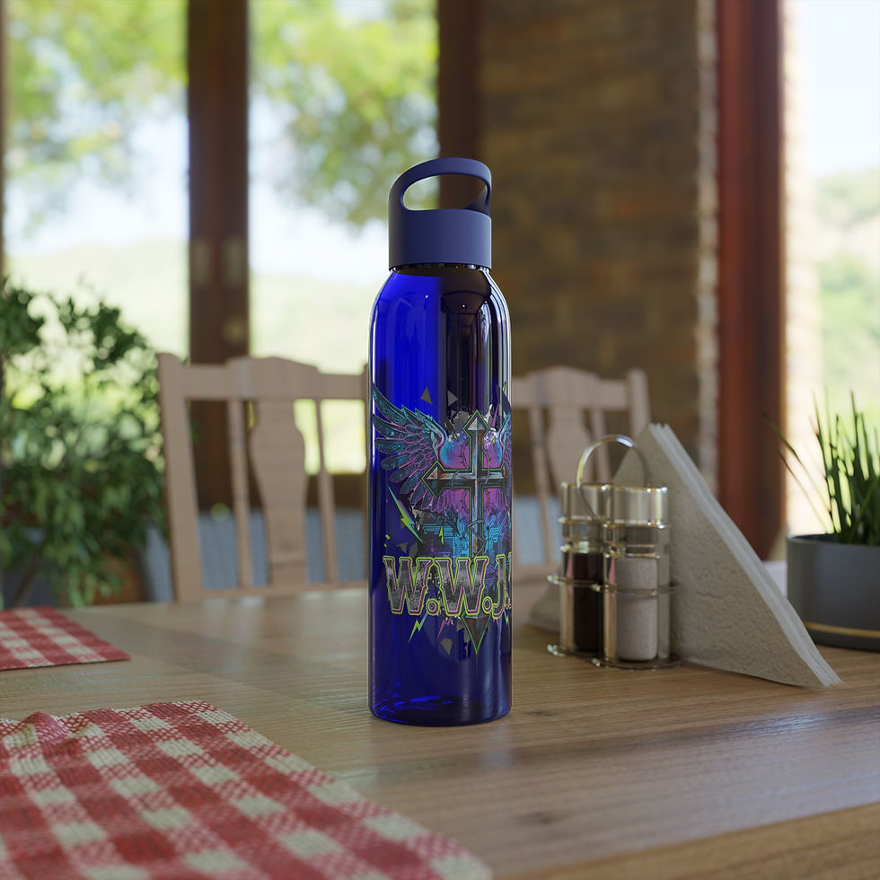 Thumbnail: WWJD —"What Would Jesus Do"  Inspirational Faith Stainless Steel Bottle