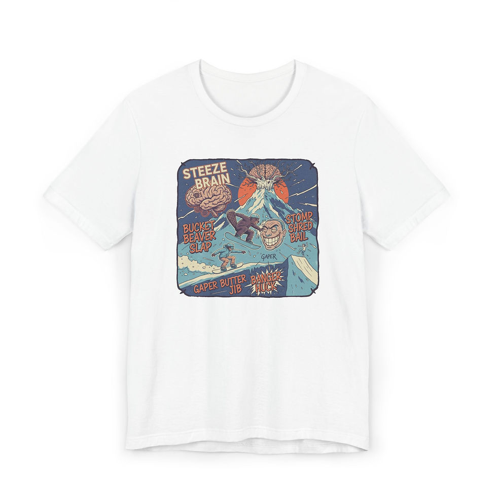 Thumbnail: Beaver Slap Snowboarding Tshirt