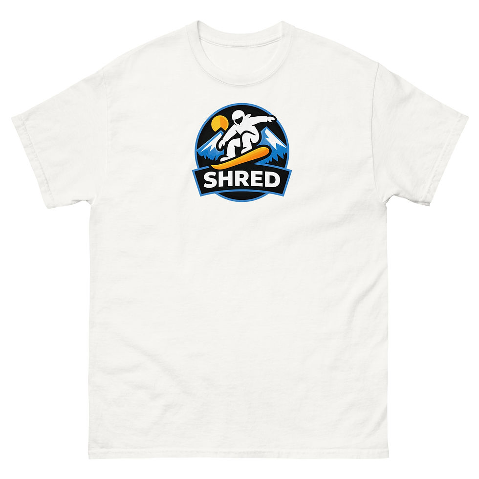 Thumbnail: Snowboarder Shred Classic Tee