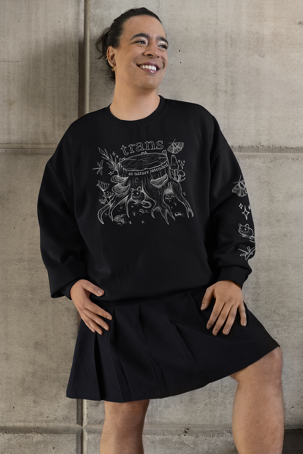 Thumbnail: Trans as Nature Intended Crew Neck Sweater