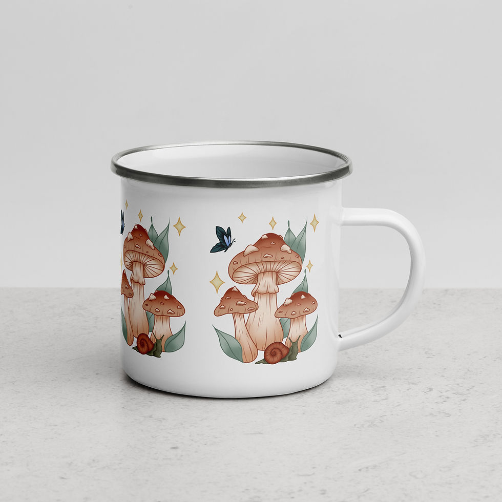 Thumbnail: Forest Mushroom Camper Mug