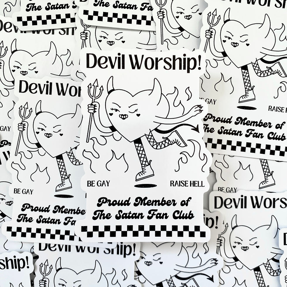 Thumbnail: Devil Worship Sticker