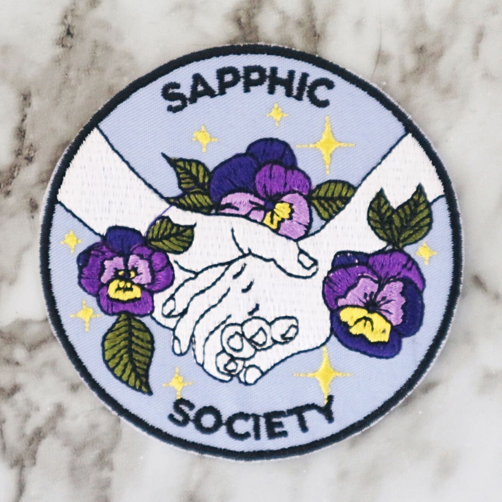 Thumbnail: Sapphic Society Patch