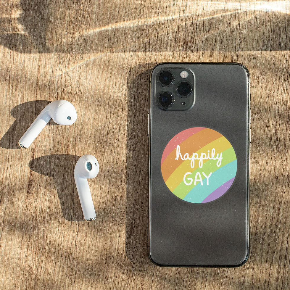Thumbnail: Happily Gay Sticker