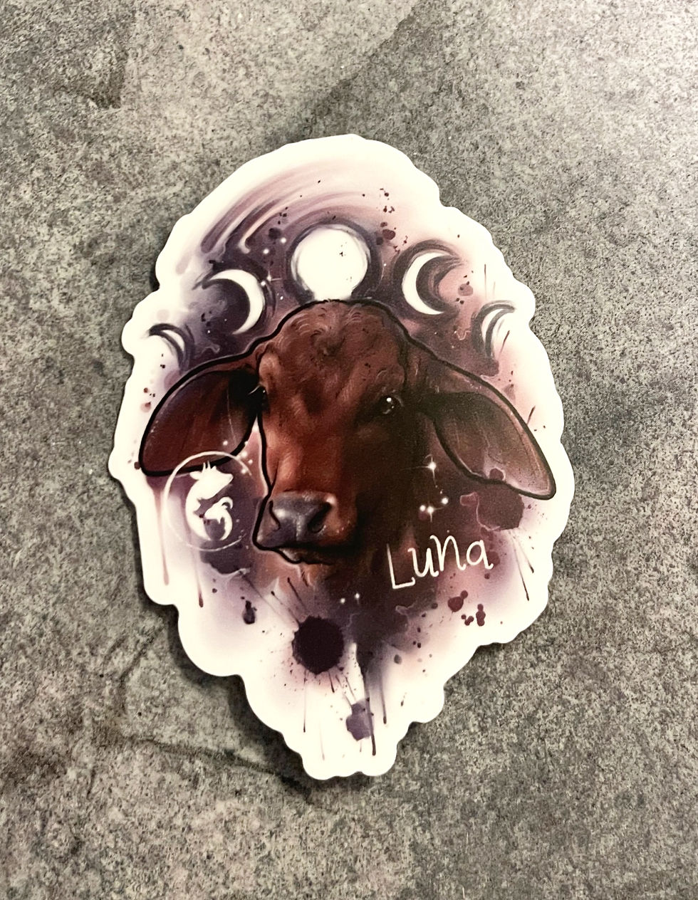 Luna Sticker