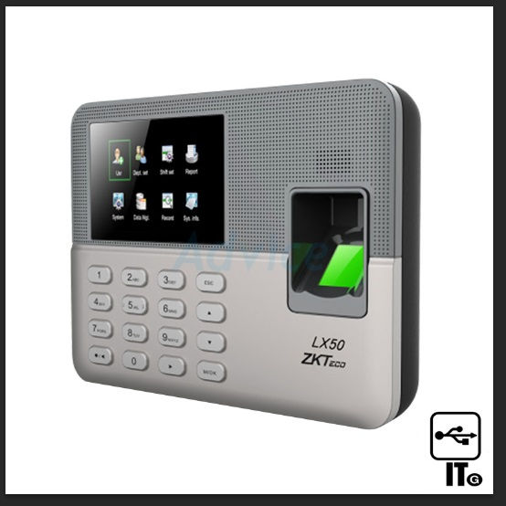 Finger Scan ZK#LX50 เครื่องสแกนลายนิ้วมือ ประกัน 2Y