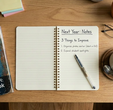 What to Change Before Starting Next Year’s Yearbook