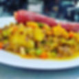 Charquicán c/ longaniza asada o huevo frito