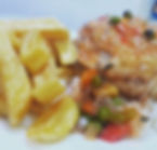 Pollo Arvejado c/ agregados