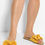 Thumbnail: BOW STRAP FLATS IN SUN YELLOW