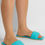 Thumbnail: QUILT SLIDERS IN TURQUOISE
