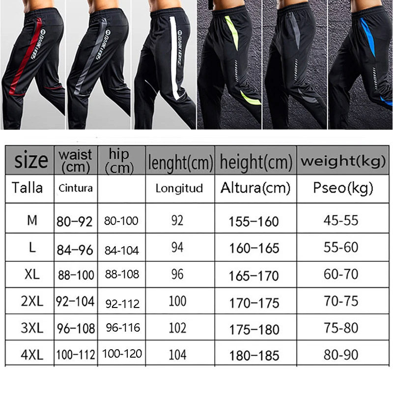 Miniatura: Calça esportiva masculina para corrida com bolsos com zíper, ideal para treino