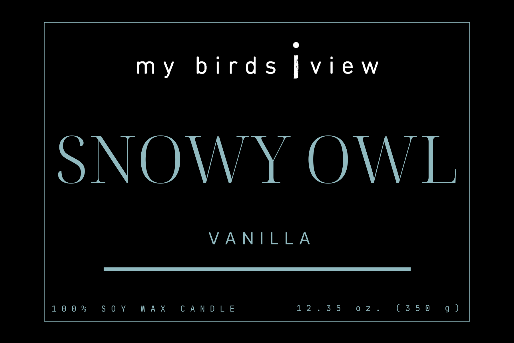 Snowy Owl Candle