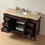 Thumbnail: 56" Princeton Single Sink Vanity with Travertine Marble Top