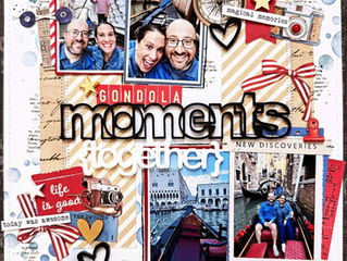Gondola Moments Together: A 4-Photo Venice Adventure Layout | Debbi Tehrani