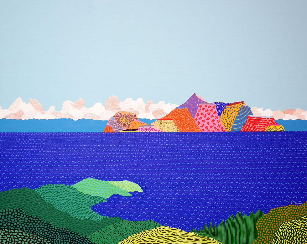 樹浪與龜山島 Waves around Turtle Island
