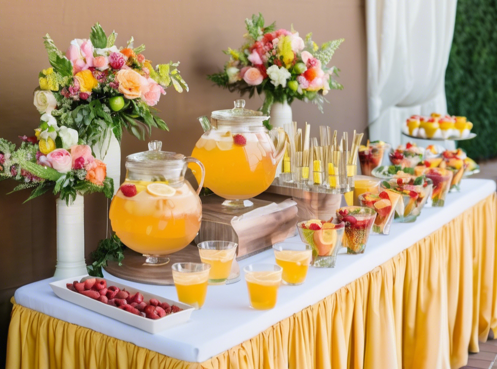 Arranged Food and Objects