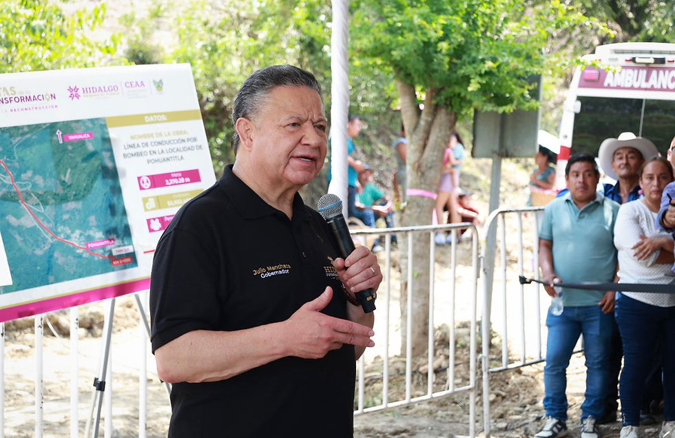 Sin adquirir deuda, gobierno de Hidalgo enfrenta afectaciones por vaguada monzónica