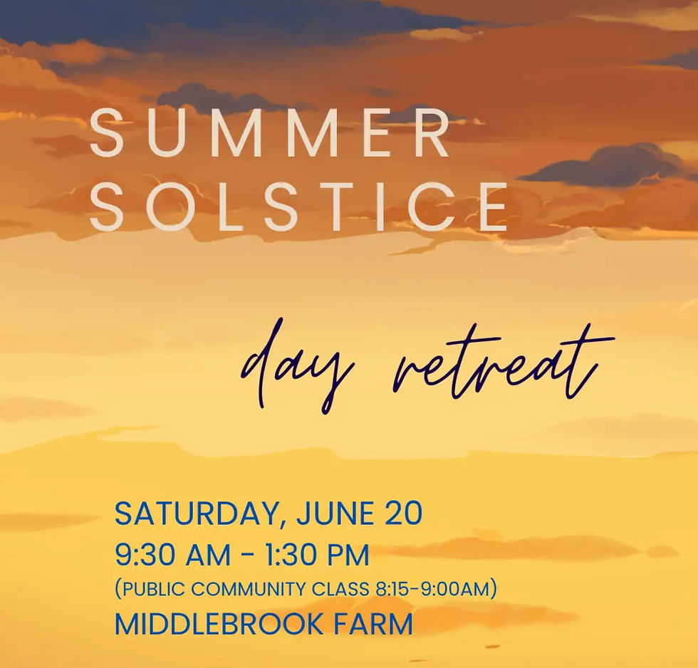 Celebrate Summer Solstice with us at Middlebrook Farm!