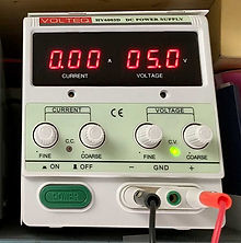 Rectifier is set to 5 Volt