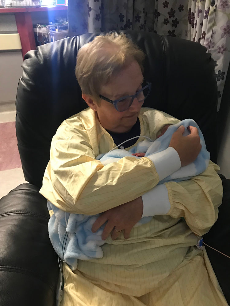 Nurtured in the NICU Baby Cuddlers Program