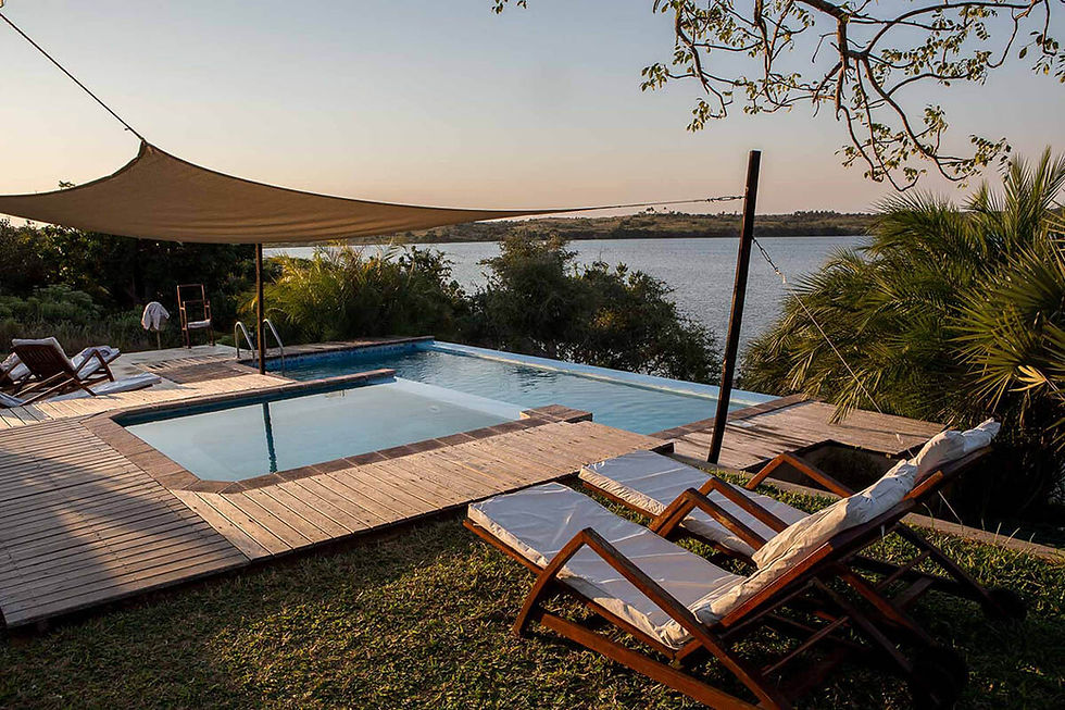 Pool view of the lake