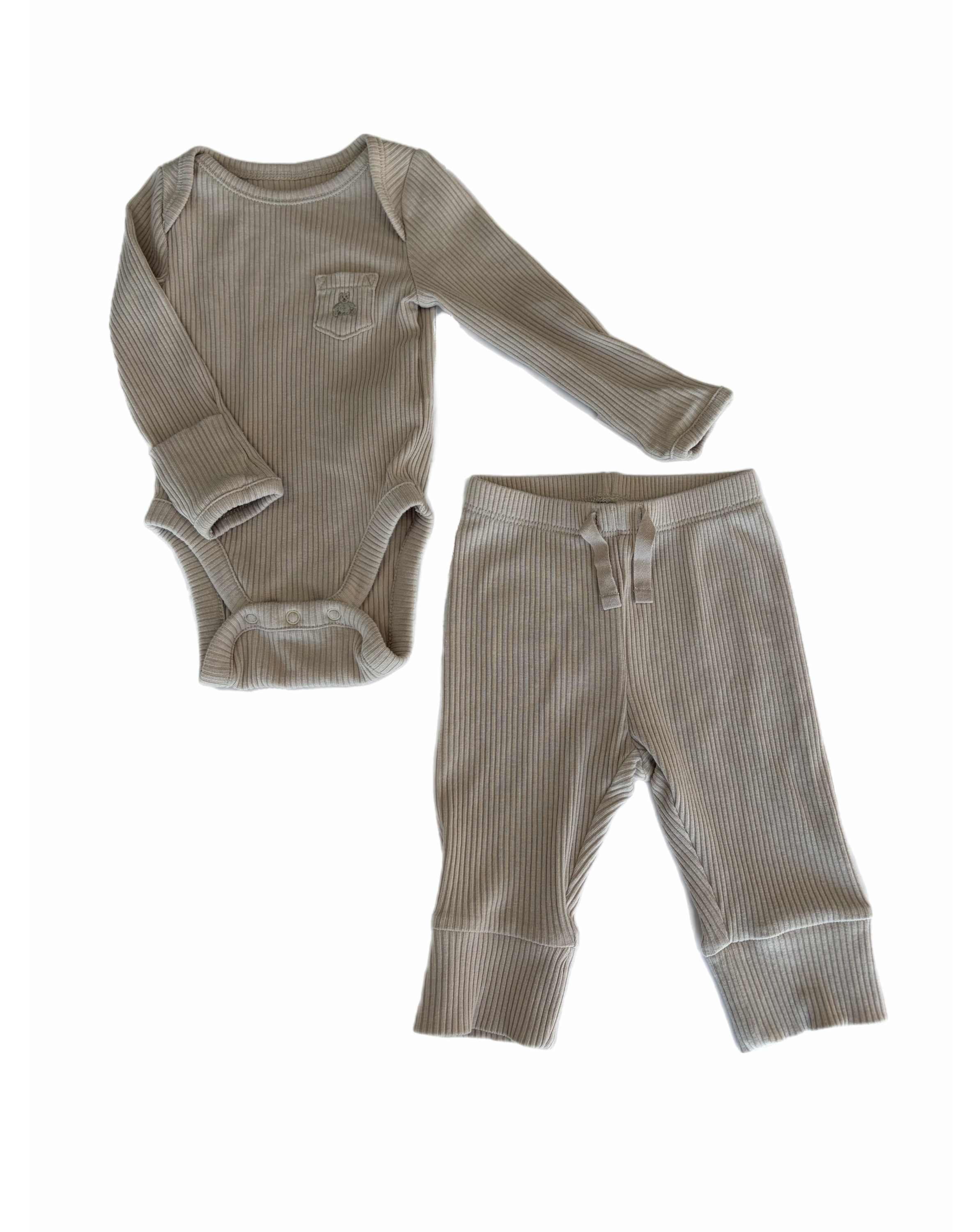 Baby Gap ribbed set 0-3m