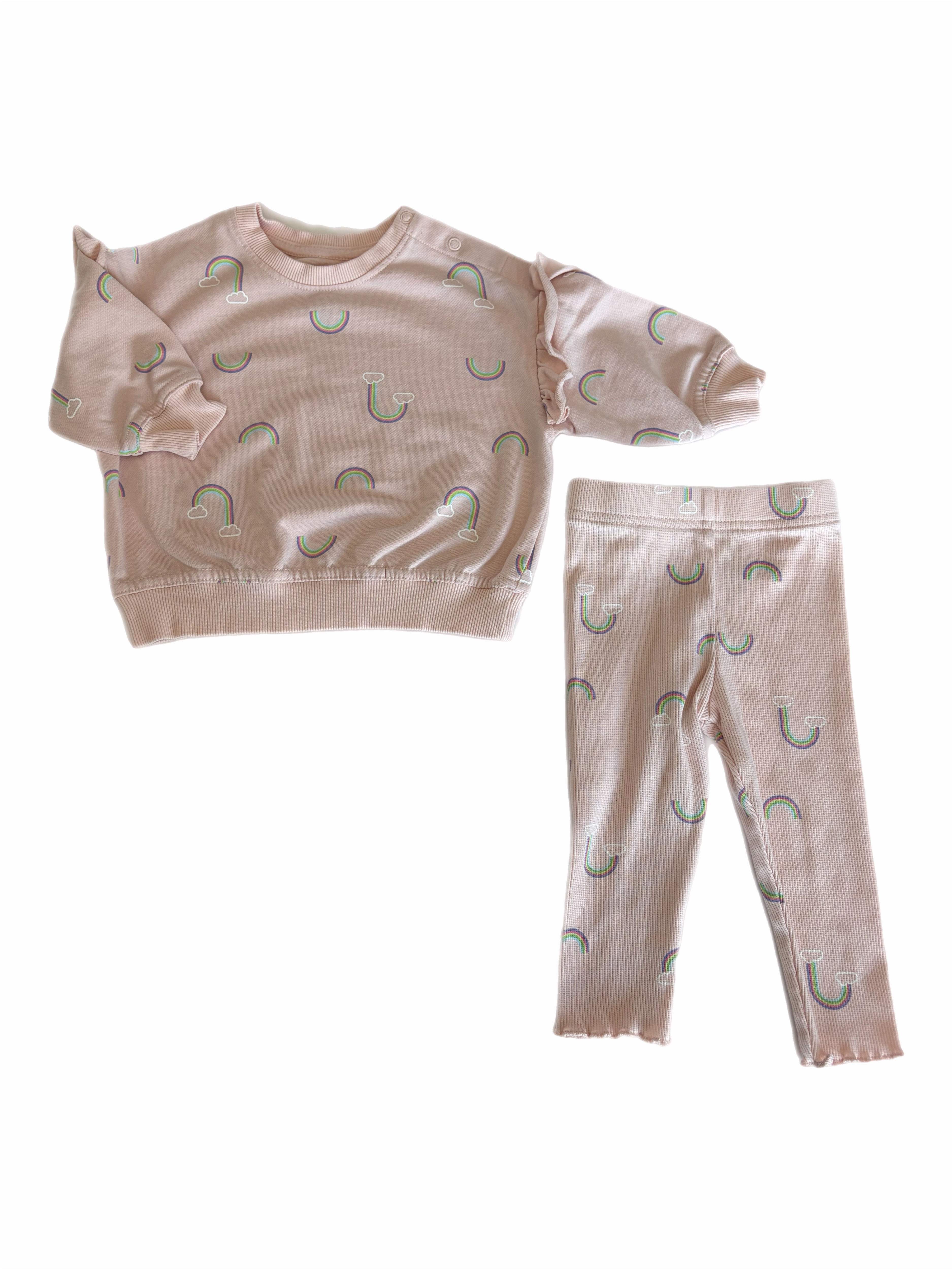 George rainbow set 6-12m