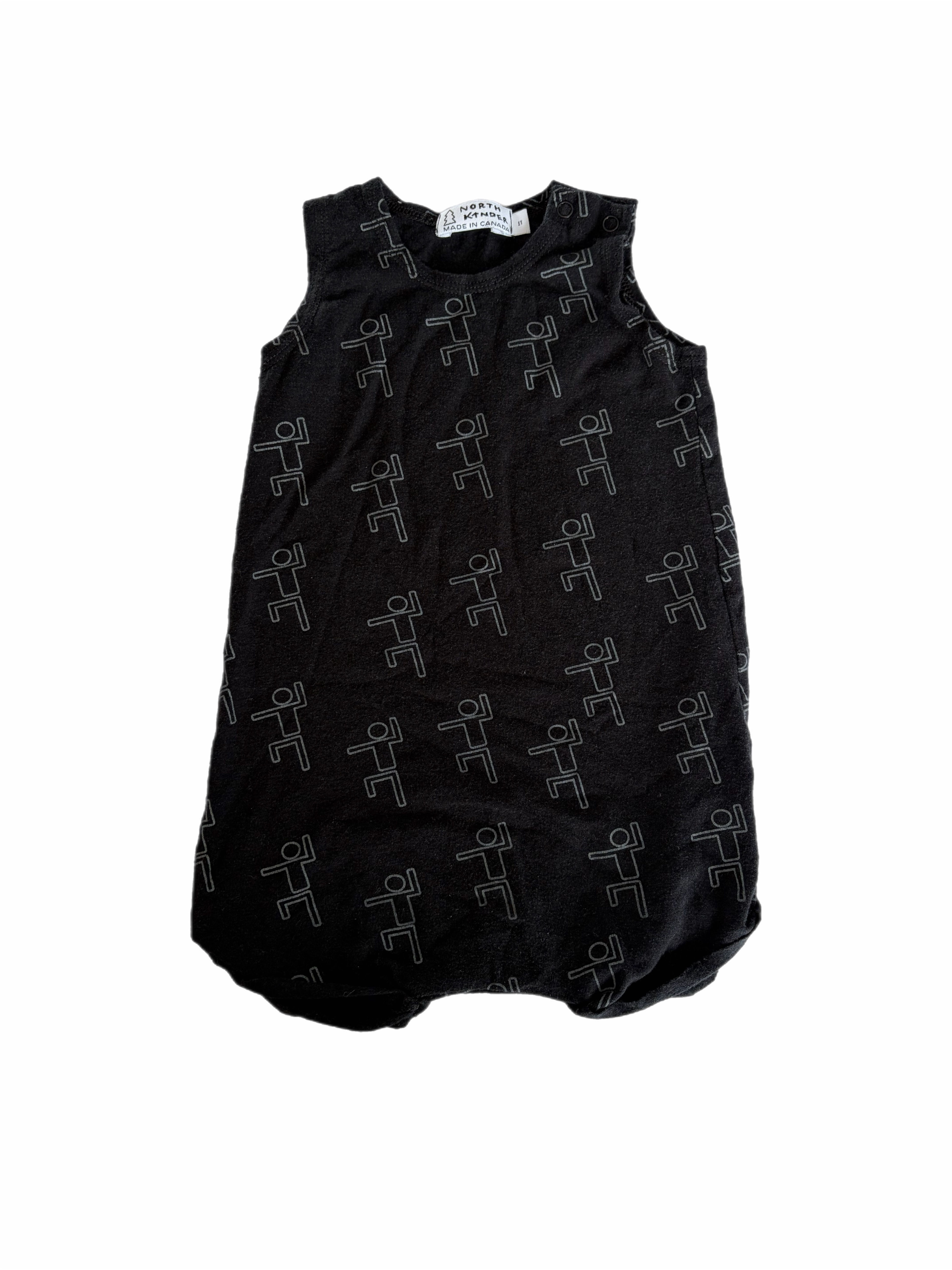 North kinder bamboo/cotton romper 1T