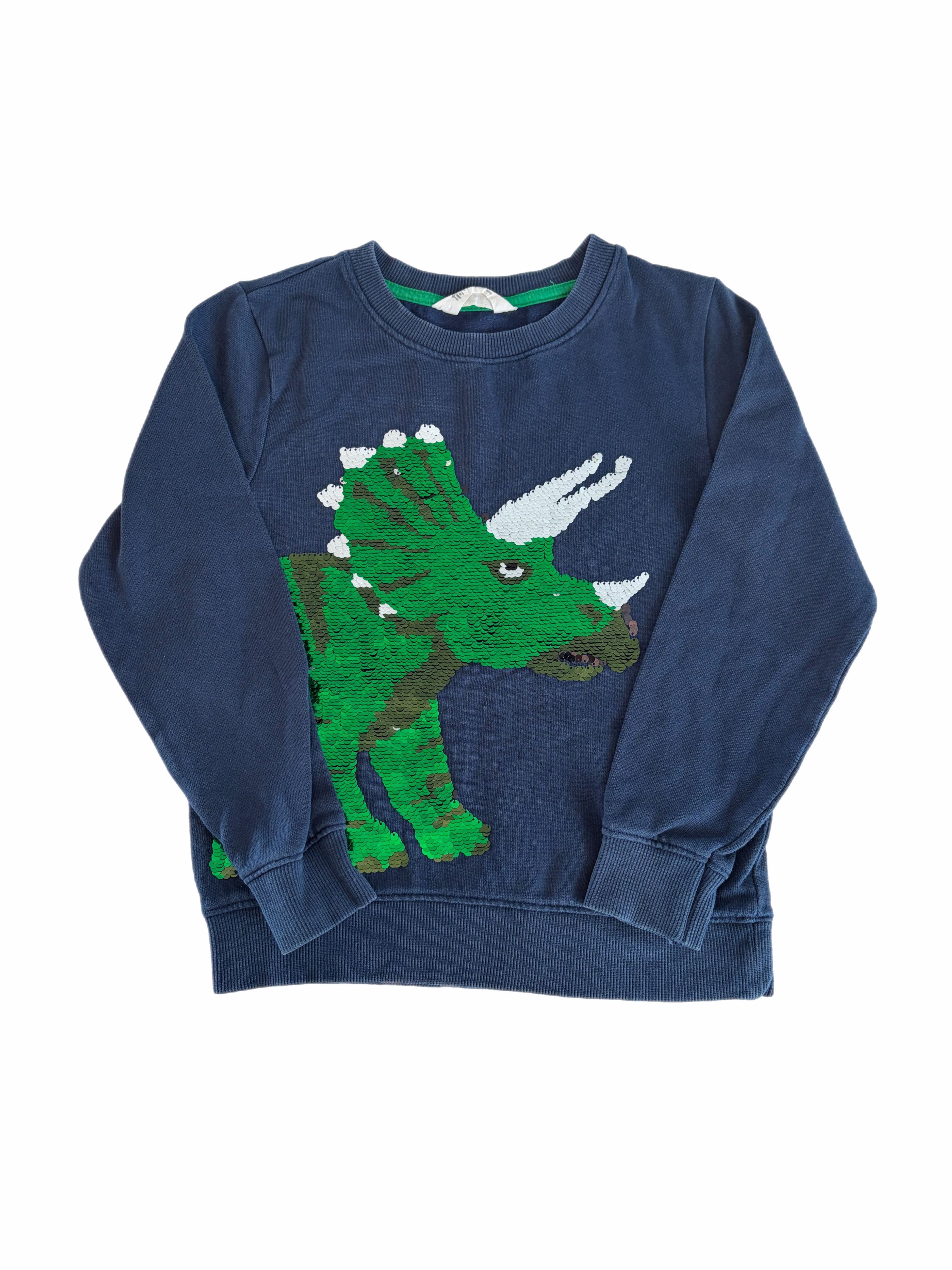 H&M sequin crewneck 6-8Y