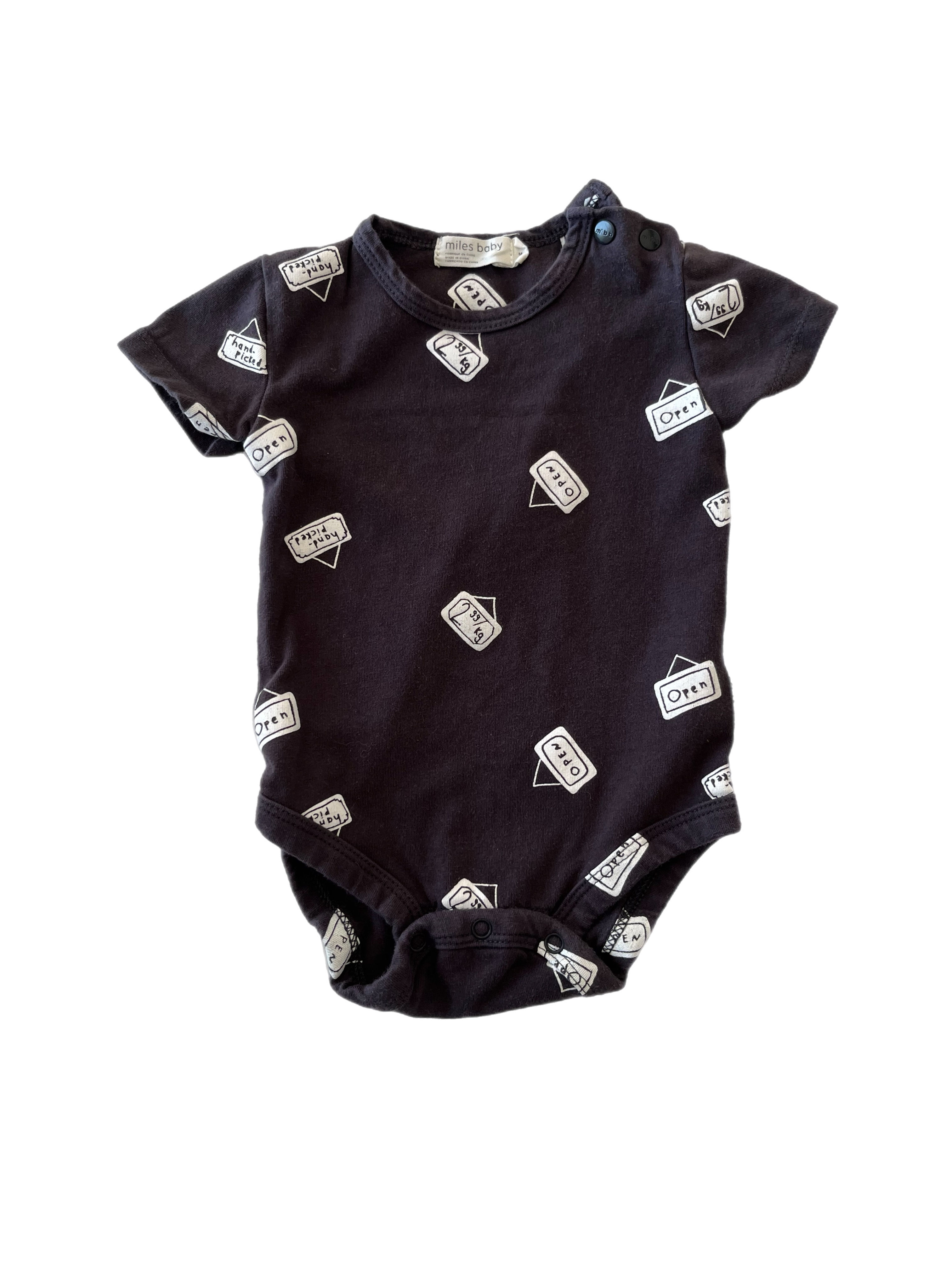 Miles The Label bodysuit 6m