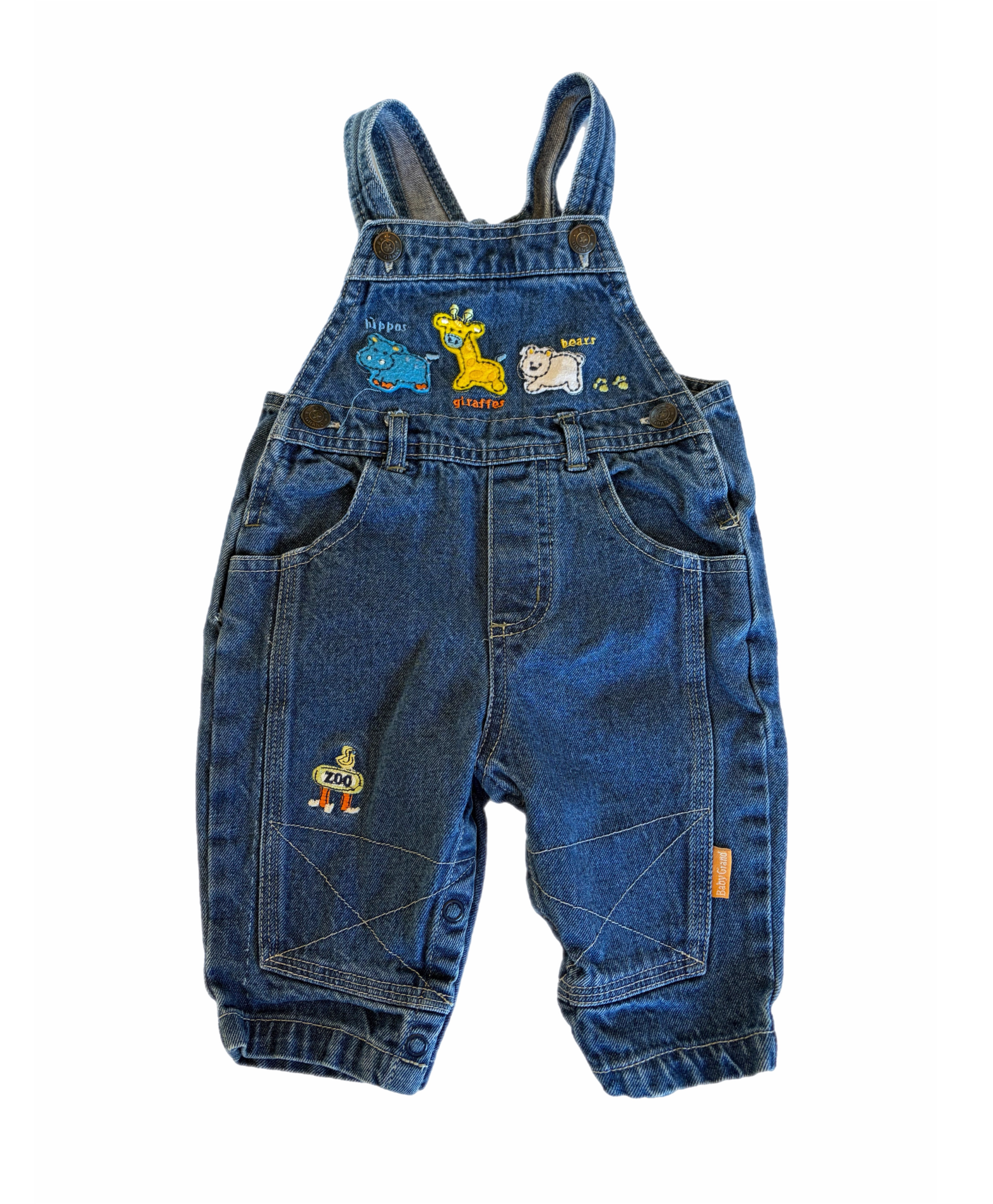 Vintage overalls 3-6m