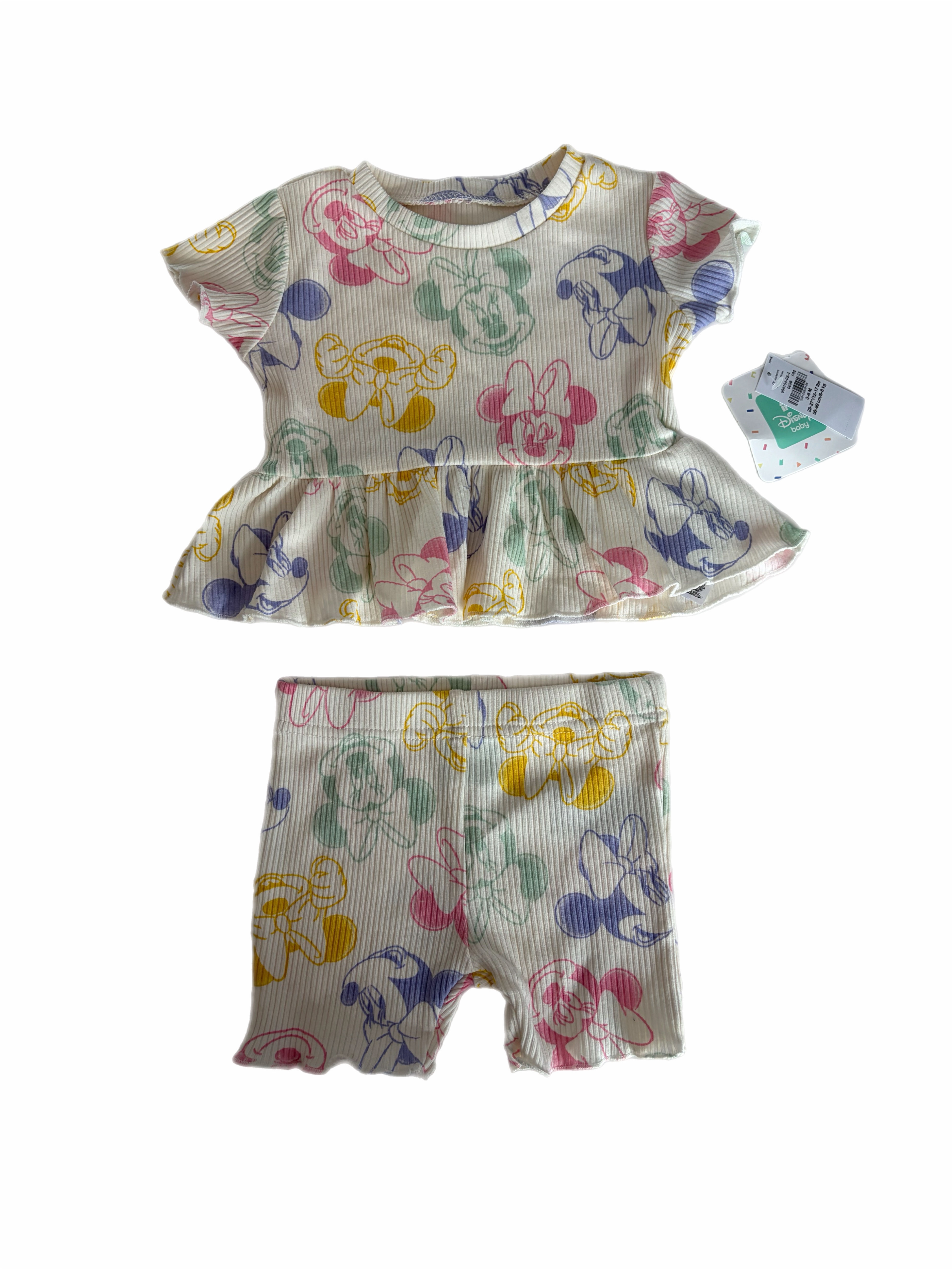 Disney Baby ribbed set 3-6m *New