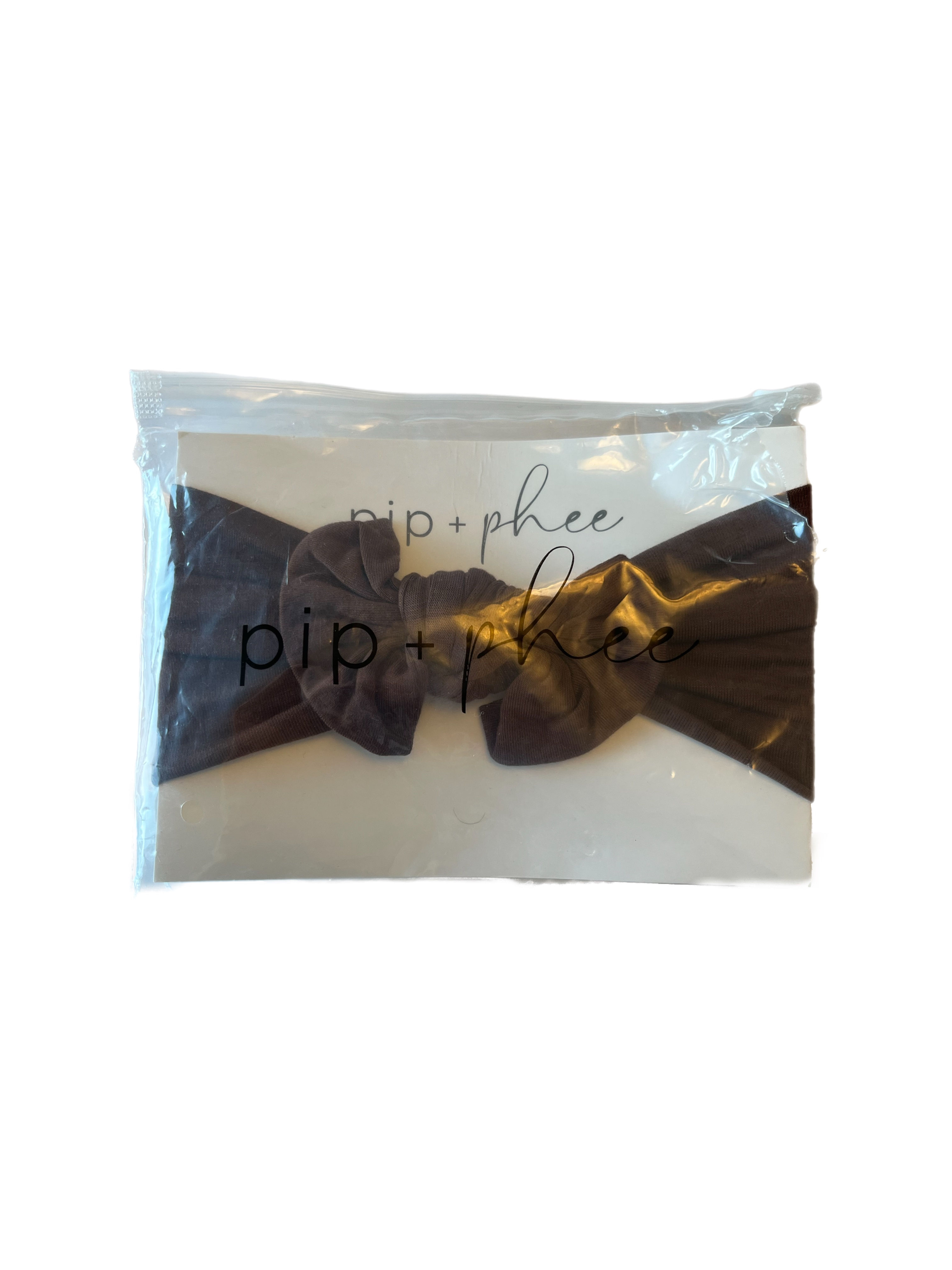 Pip & Phee bamboo brown headband 0-6m *NWT