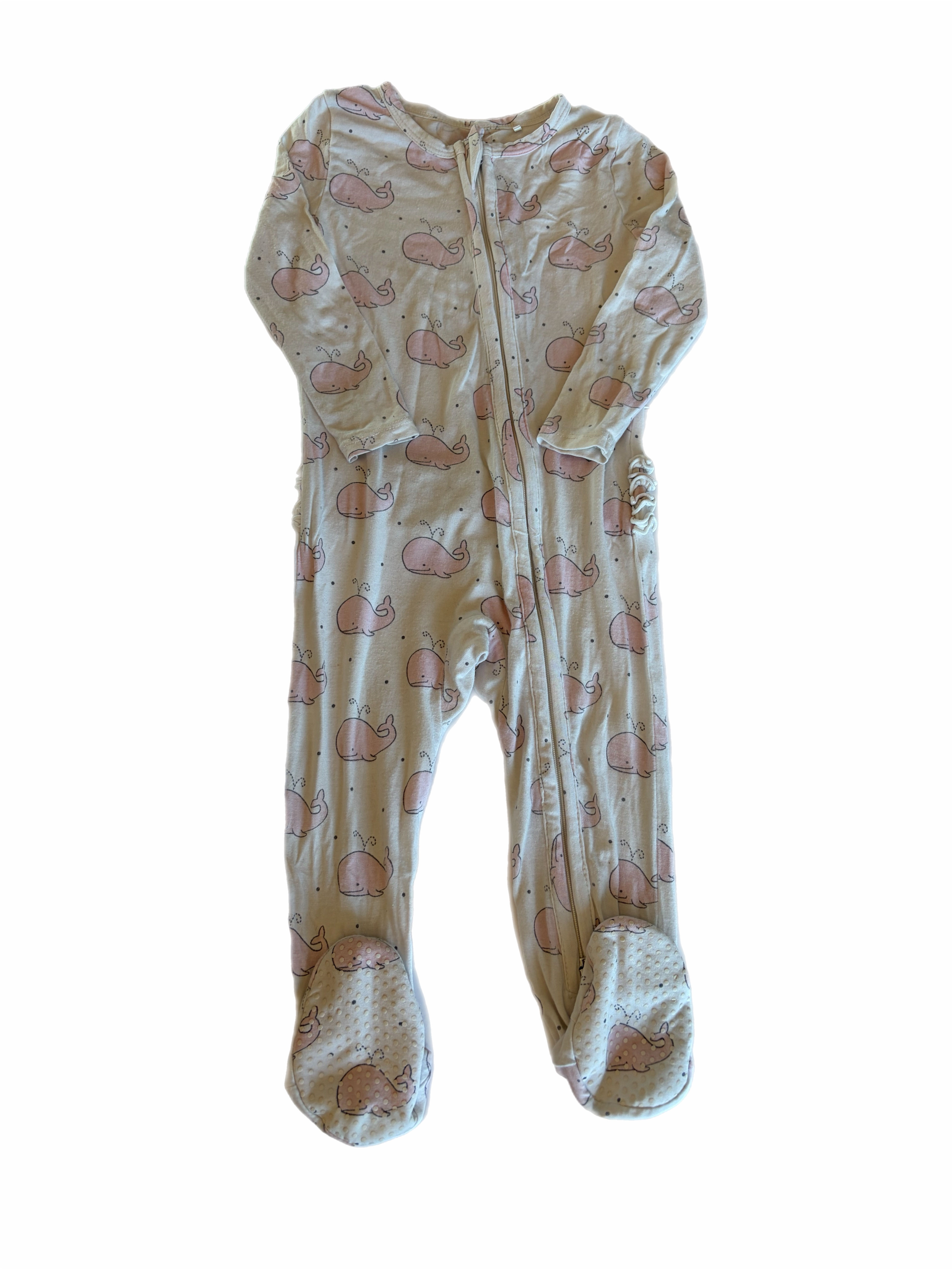 Angel Dear ruffle bum bamboo sleeper 12-18m