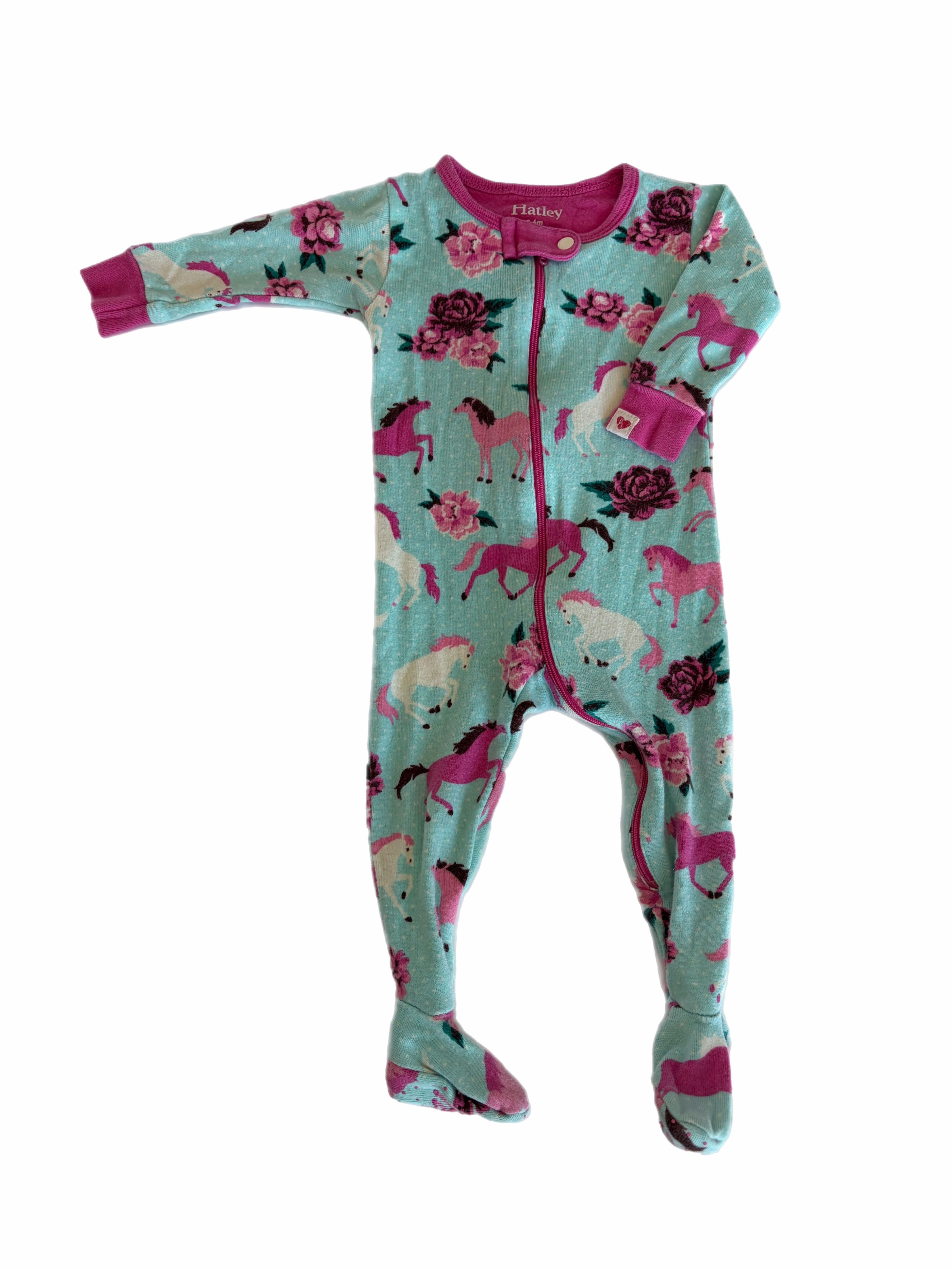 Hatley organic cotton sleeper 3-6m