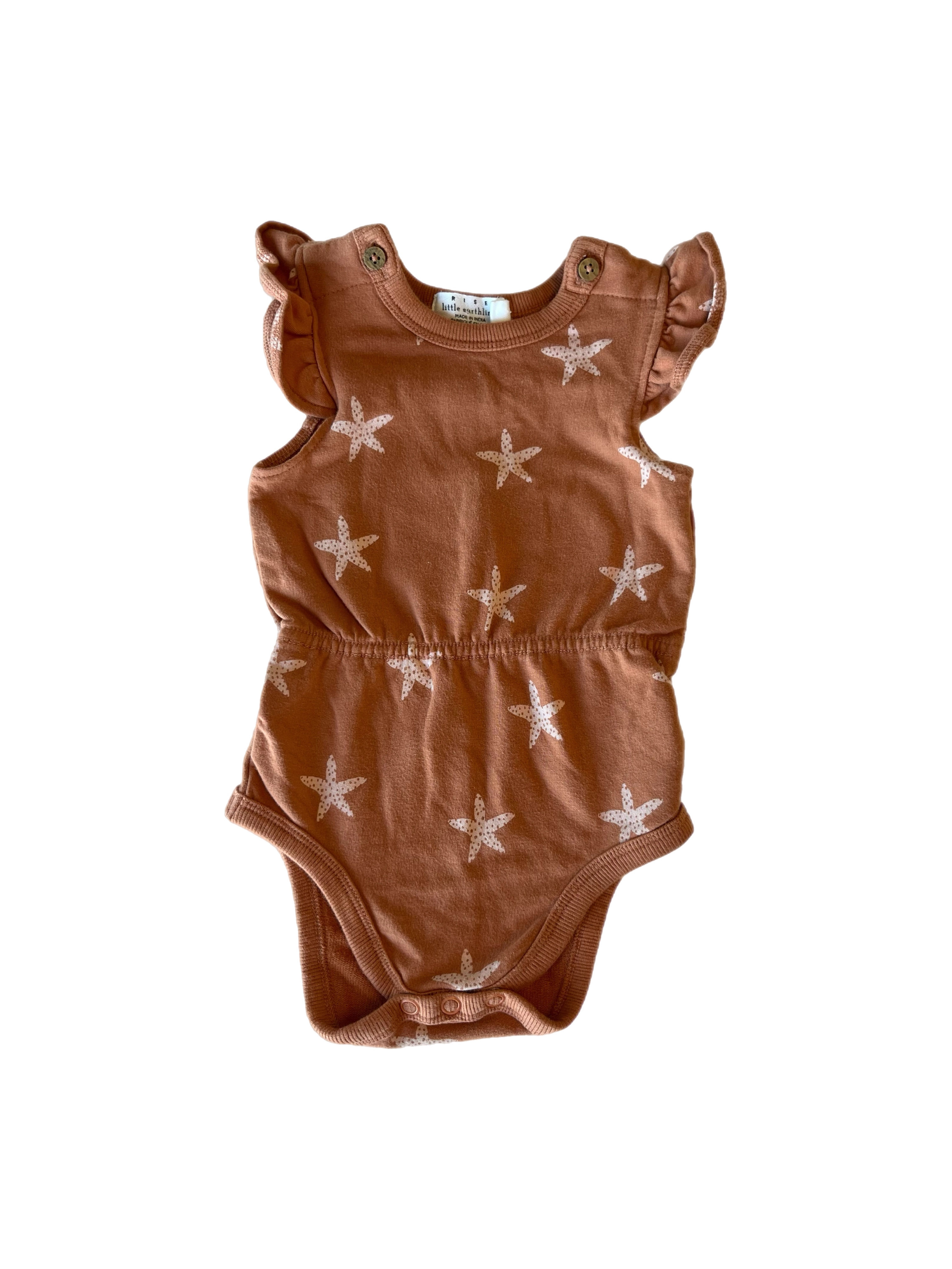 RISE little earthling romper 3-6m