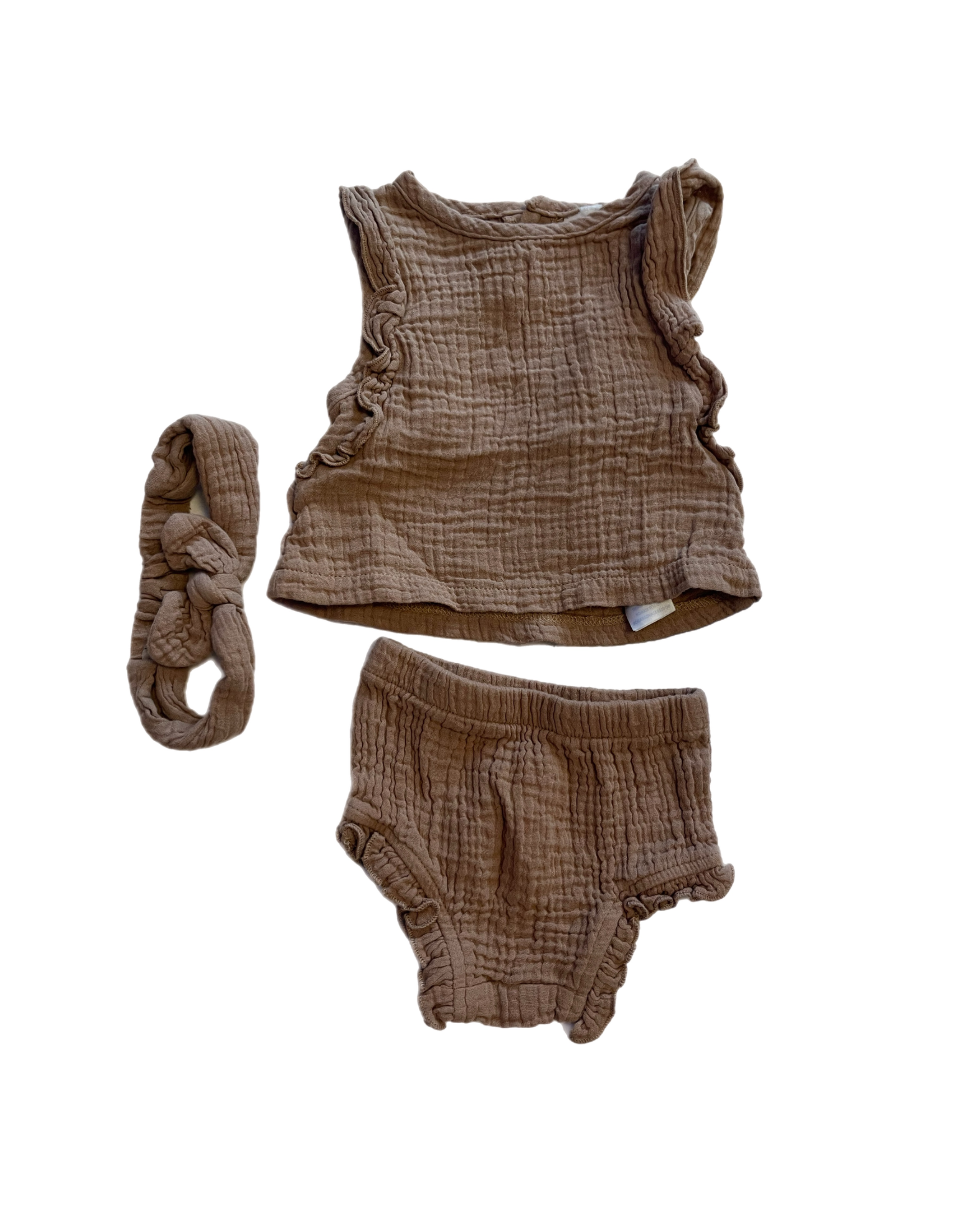 Petit Lem baby 3 pc muslin set