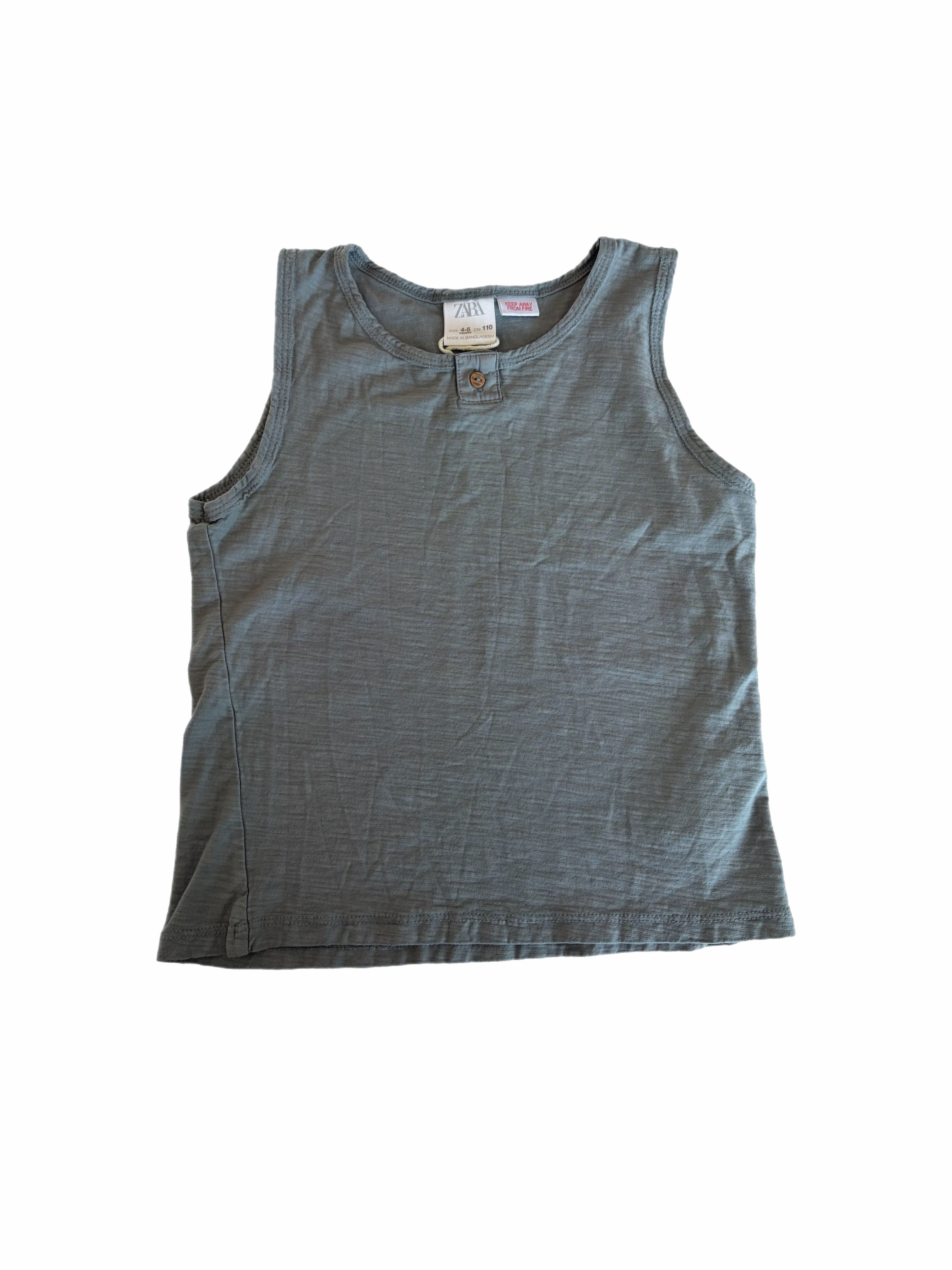 Zara cotton tank 4-5Y *New