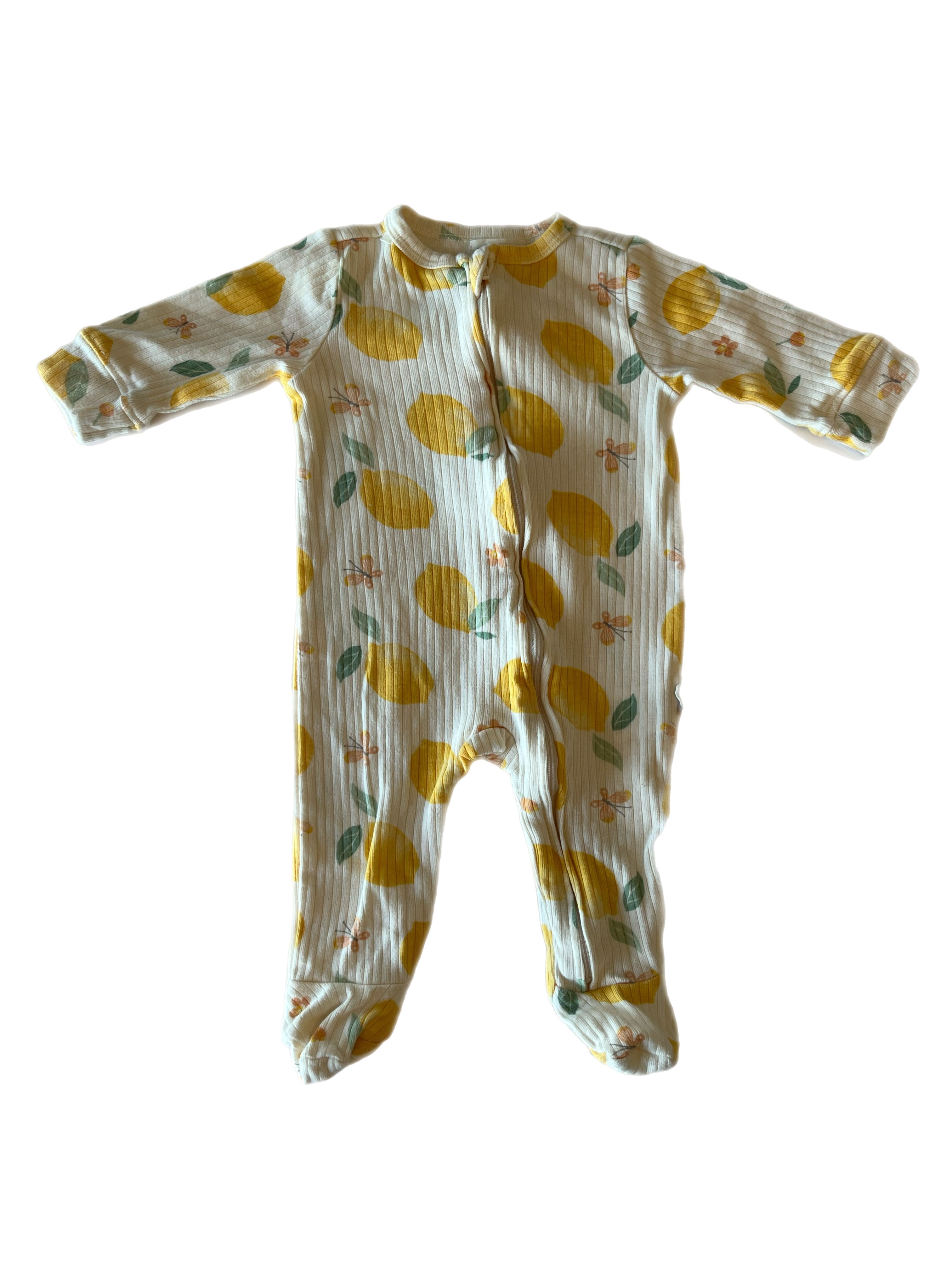Rabbit bear organics lemon sleeper 3-6m
